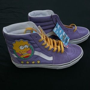 Lisa Simpson for President Sk8-Hi Vans